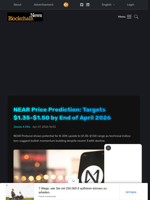 NEAR Price Prediction: Targets $1.35-$1.50 by End of April 2026 - Blockchain.News