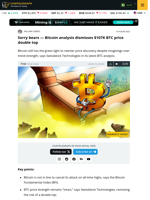 Sorry bears — Bitcoin analysis dismisses $107K BTC price double top