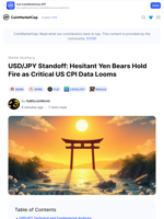 USD/JPY Standoff: Hesitant Yen Bears Hold Fire as Critical US CPI Data Looms: Guest Post by ItsBitcoinWorld | CoinMarketCap