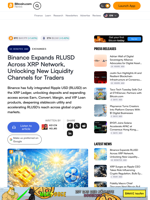 Binance Expands RLUSD Across XRP Network, Unlocking New Liquidity Channels for Traders – Exchanges Bitcoin News