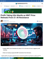 Profit-Taking Hits Mantle as MNT Price Retreats From $1.40 Resistance - TheNewsCrypto