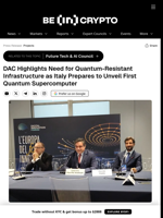 DAC Highlights Need for Quantum-Resistant Infrastructure as Italy Prepares to Unveil First Quantum Supercomputer