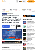 European Blockchain Convention Drives Digital Finance Revival Amid 90% Blockchain Job Postings Decline – Press release Bitcoin News