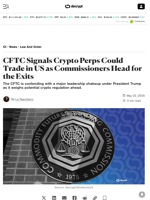 CFTC Signals Crypto Perps Could Trade in US as Commissioners Head for the Exits - Decrypt
