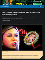 Hawk Token Crash: Haliey Welch Speaks on FBI Investigation