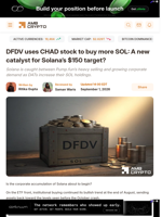 DFDV uses CHAD stock to buy more SOL: A new catalyst for Solana’s $150 target? - AMBCrypto