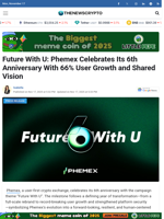 Future With U: Phemex Celebrates Its 6th Anniversary With 66% User Growth and Shared Vision - TheNewsCrypto