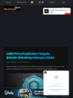 LINK Price Prediction: Targets $14.50-$15.00 by February 2026 - Blockchain.News