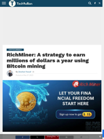 RichMiner: A strategy to earn millions of dollars a year using Bitcoin mining - TechBullion