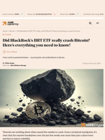 Did BlackRock’s IBIT ETF really crash Bitcoin? Here’s everything you need to know! - AMBCrypto