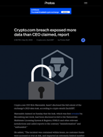 Crypto.com breach exposed more data than CEO claimed, report