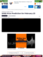 SHIB Price Prediction for February 23
