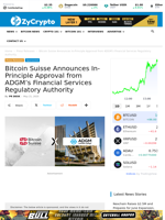 Bitcoin Suisse Announces In-Principle Approval from ADGM’s Financial Services Regulatory Authority
