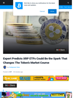 Expert Predicts XRP ETFs Could Be the Spark That Changes The Token’s Market Course | Bitcoinist.com