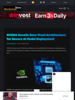 NVIDIA Unveils Zero-Trust Architecture for Secure AI Model Deployment - Blockchain.News