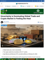 Uncertainty is Dominating Global Trade and Crypto Market is Feeling the Heat - TheNewsCrypto