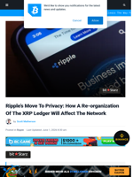 Ripple’s Move To Privacy: How A Re-organization Of The XRP Ledger Will Affect The Network | Bitcoinist.com