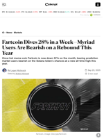 Fartcoin Dives 28% in a Week—Myriad Users Are Bearish on a Rebound This Year - Decrypt