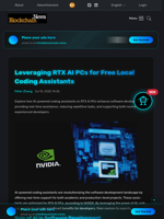 Leveraging RTX AI PCs for Free Local Coding Assistants - Blockchain.News