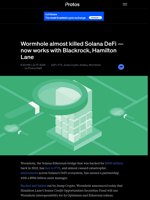 Wormhole almost killed Solana DeFi — now works with Blackrock, Hamilton Lane