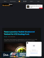 Tezos Launches Tezlink Shadownet Testnet for XTZ Scaling Push - Blockchain.News