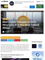Best Crypto Presales in 2025: Why Lyno AI Is the Most Talked About | Live Bitcoin News
