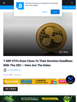 7 XRP ETFs Draw Close To Their Decision Deadlines With The SEC - Here Are The Dates | Bitcoinist.com