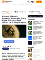Robert Kiyosaki Reveals When He’ll Buy More Bitcoin—And When He’ll Stop Buying – Featured Bitcoin News