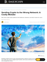 Sending Crypto to the Wrong Network: A Costly Mistake - DailyCoin