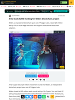 A16z leads $25M funding for Miden blockchain project