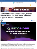 XRP and BNB Face Critical Levels, Explore Market Trends To Learn Which Is the Best Crypto to Join for Long Term? - TheNewsCrypto