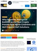 Why Investors Recognize BullZilla as the Best Crypto Presale Now While Chainlink and WLFI Expand DeFi Solutions | Live Bitcoin News