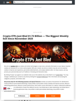 Crypto ETPs Just Bled $1.73 Billion — The Biggest Weekly Exit Since November 2025 - Brave New Coin