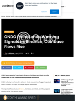 ONDO Flows to Binance, Coinbase Raise Concerns