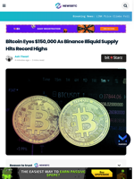 Bitcoin Eyes $150,000 As Binance Illiquid Supply Hits Record Highs