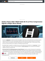 Hedera News 2025: HBAR Holds $0.14 as Price Compression Signals a Major Move Ahead - Brave New Coin