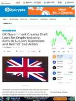 UK Government Creates Draft Laws for Crypto Industry, Aims to Support Businesses and Restrict Bad Actors ⋆ ZyCrypto