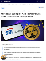 XRP News: SBI Ripple Asia Teams Up with DSRV for Payments