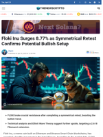 Floki Inu Surges 8.77% as Symmetrical Retest Confirms Potential Bullish Setup - TheNewsCrypto