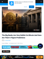 The Big Banks Are Very Bullish On Bitcoin And Here Are Their 6-Figure Predictions | Bitcoinist.com