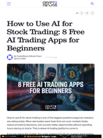How to Use AI for Stock Trading: 8 Free AI Trading Apps for Beginners