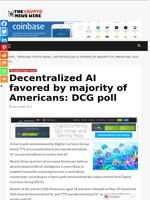 Decentralized AI favored by majority of Americans: DCG poll - The Crypto News Wire