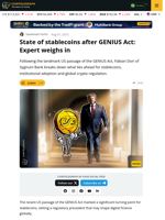 GENIUS Act passed: What's next for stablecoins and global crypto rules?
