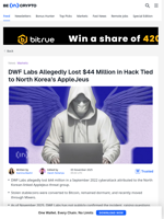 Was DWF Labs the Victim of a $44 Million Cyberattack in 2022?