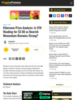Ethereum Price Analysis: Is ETH Heading for $2.5K as Bearish Momentum Remains Strong?
