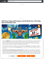 XRP Price Today: XRP Surges to $2.90 With Over 18% Rally, Eyes $3 Weekly Close - Brave New Coin