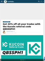 Get 40% off all your trades with the Kucoin referral code QBSSSPH1