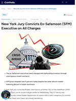 New York Jury Convicts Ex-Safemoon (SFM) Executive on All Charges