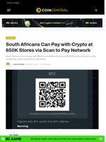 South Africans Can Pay with Crypto at 650K Stores via Scan