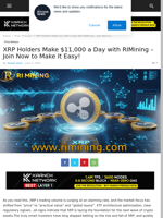 XRP Holders Make $11,000 a Day with RIMining - Join Now to Make It Easy! | Live Bitcoin News
